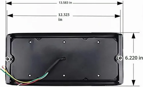 Vista 5 de Kit de 2 luces LED traseras para camión, remolque, 40 LED, impermeable, señal de giro, freno de marcha atrás, luz de marcha atrás con protección