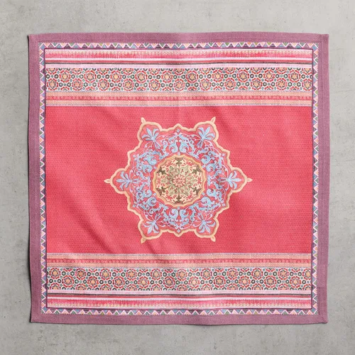 Vista 541 de Maison d' Hermine Juego de 4 servilletas de tela 100% algodón, suaves y duraderas, servilletas cuadradas reutilizables para uso diario, lavables