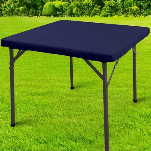 Vista 43 de homing Mantel cuadrado ajustable de poliéster impermeable, protector de mesa lavable para picnic, campamento, al aire libre (negro, 34 x 34 pulgadas)