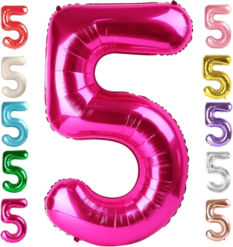 Vista 182 de Globos del números 0 de 40 pulgadas para formar los números 10, 20, 30, 40, 50, 60, 70, 80, 90, 100, para decoración de cumpleaños, bodas, eventos