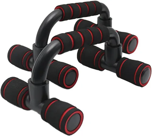 Vista 4 de Cooplay 1 par de barras de empuje para gimnasio en casa, viajes, fitness, entrenamiento, ejercicio