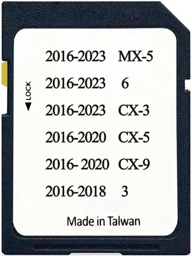 Última tarjeta SD de navegación GPS BHP166EZ1T para 3 6 CX-3 CX-5 CX-9 MX-5 EE. UU./Canadá/México 2023