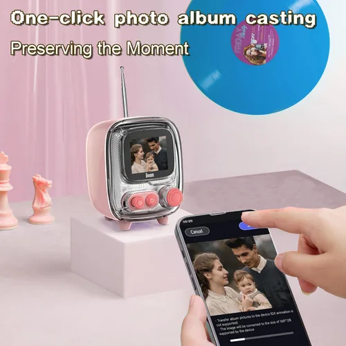 Vista 6 de Times Gate - Reloj digital para juegos con control inteligente por aplicación y Ditoo Retro Pixel Art Game Altavoz Bluetooth y Tiivoo-2 Pixel Art