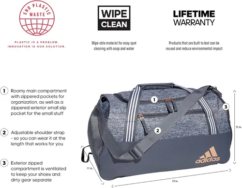 Vista 2 de adidas Squad 5 - Bolsa de lona, Bolsa de lona Squad 5