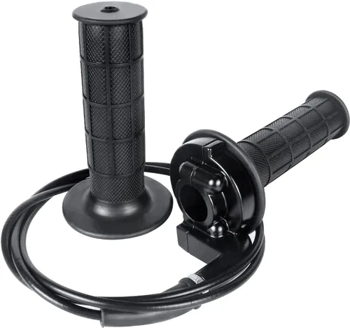 Vista 4 de Empuñaduras de mango de acelerador y cable para mini bicicleta ATV Quad de 7/8 pulgadas, 150 cc, 250 cc, compatible con Dirt Bike Quad ATV Mini Baja
