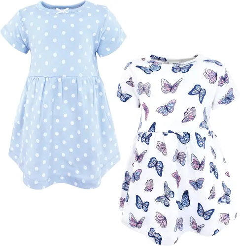 Vista 7 de Hudson Baby Vestidos de algodón para niña Manzana