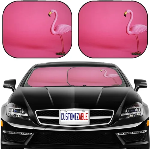 Vista 11 de MSD Parasol de coche para SUV, 2 piezas, ajuste universal, parasol personalizado para SUV se adapta a la mayoría de MUV, Hatchback, camioneta, MPV