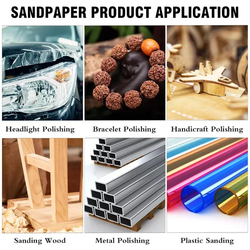 Vista 6 de MAXMAN Papel de lija de 3 pulgadas (2.953 in) de carburo de silicio húmedo y seco, discos de lijado surtidos 6008001500200030005000700010000