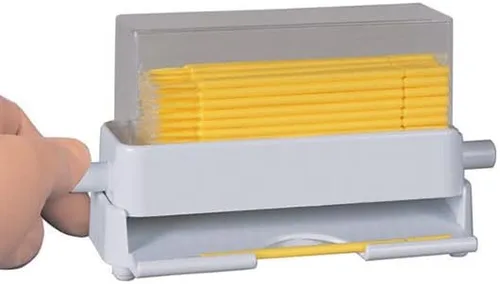 Vista 2 de Dispensador micro dental del aplicador del color blanco del dispensador del microcepillo (600DS)