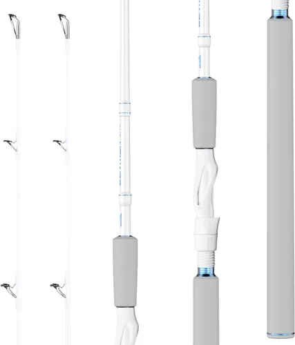 Vista 11 de KastKing Centron Lite Twin Tip Rods, IM6 Graphite Blanks, Twin Tip Rods, Stainless Steel Guides with Ceramic Rings, Split or Full Rear EVA Handle
