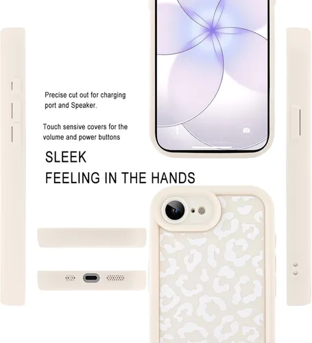 Vista 58 de Funda compatible con iPhone 11, estampado de guepardo, negro