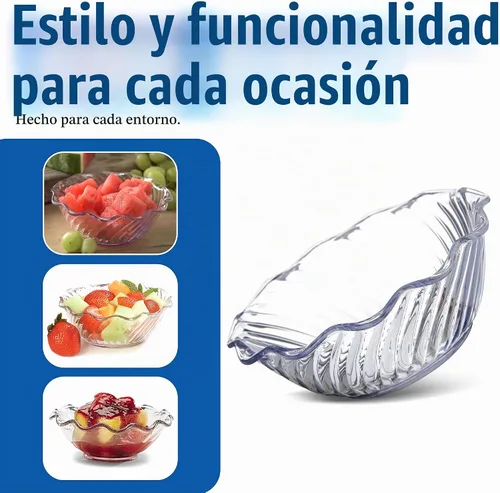Vista 7 de Carlisle FoodService Products 453307 Cuencos de plástico para postre, 13 onzas, transparentes