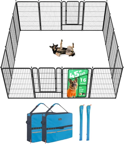 Vista 87 de FXW Rollick - Corralito para perros para patio, campamento con casa rodante, patentado, 24 pulgadas, 2 paneles