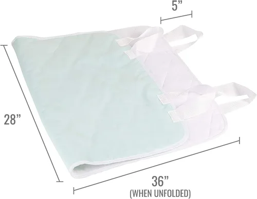 Vista 4 de DMI Sábana impermeable para ser utilizada como protector de cama, protector de colchón, apto para FSA y HSA, funda de muebles o protector de asiento