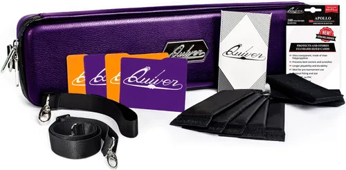 Vista 19 de Quiver Time Funda Negra para Cartas de Quiver - Estuche para Baraja de TCG, Bolsa para Cartas de Juego