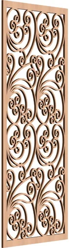 Vista 134 de Ekena Millwork WALW10X25X0250MALBI Marilla Paneles de pared decorativos de madera con calado, 9 3/8 pulgadas de ancho x 24 3/8 pulgadas de alto