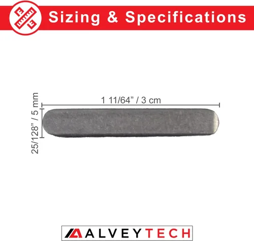 Vista 6 de AlveyTech Llave de piñón de eje de transmisión de 0.197 in x 0.197 in x 1.181 in – Repuesto para Baja, Coleman, Massimo, Hensim MB165 y MB200