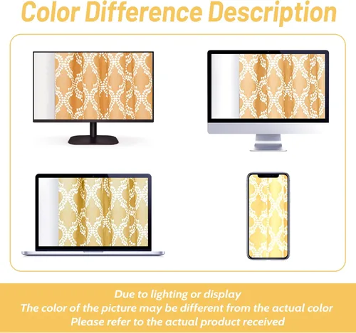 Vista 9 de DriftAway Julianna juego de dos paneles de cortinas de ventana oscuras con arandelas, 52 x 84 cada panel