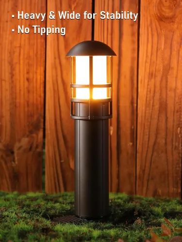 Vista 6 de LEONLITE Paquete de 12 Luces de Sendero Paisajístico de Bajo Voltaje 5CCT de 3W Iluminación Paisajística 12-24V Luces LED de Poste de Sendero