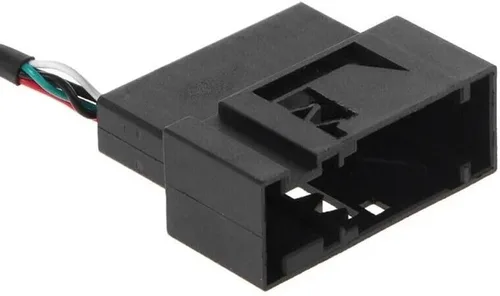 Vista 7 de Adaptador de cámara inversa de señal AV de 26 pines RGB a CVBS (RCA) puede decodificador de bus compatible con VW Passat CC Tiguan con cámara