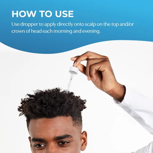 Vista 5 de BosleyMD - Tratamiento de recrecimiento del cabello para hombres y mujeres, solución tópica de minoxidil de 2% a 5%
