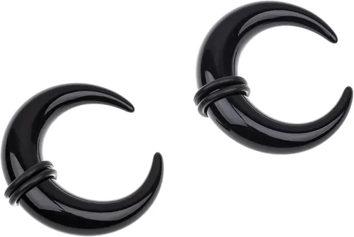 Vista 5 de Linkning Ear Stretching Kit 84 PCS Spiral Taper Gauges Heart Tunnels Plugs Acrylic Expander Sets14G-00G Body piercing jewelry for ears