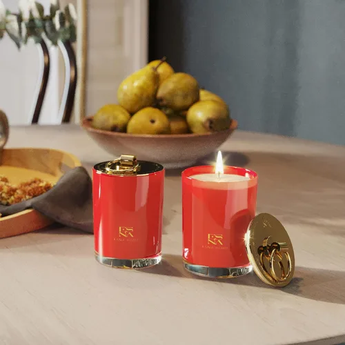 Vista 8 de Vela de soja de lujo altamente perfumada, aceites esenciales de lavanda natural, velas de aromaterapia para relajación, regalos únicos para mujeres