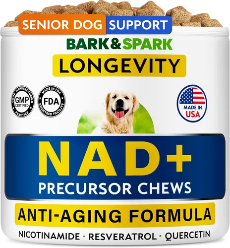 Vista 8 de BARK&SPARK Vitaminas y suplementos para perros, golosinas masticables multivitamínicas para perros, glucosamina condroitina para apoyo articular +