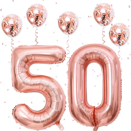 Vista 23 de Decoraciones de cumpleaños número 18 para niños y niñas, globo de aluminio con el número 18 de 40 pulgadas, globos de látex negros y metálicos