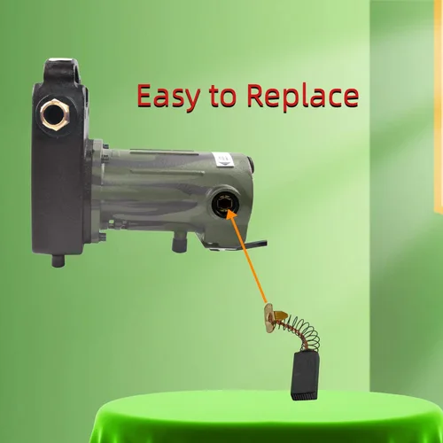 Vista 2 de TIGEROAR Kit de repuesto para bomba de hierro fundido de 1/2 HP 1560 GPH, bomba de transferencia resistente, 120 V, filtro de succión (5 piezas)