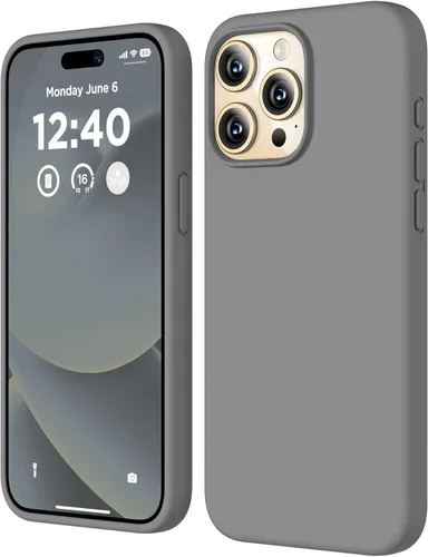 Vista 16 de Compatible con iPhone 15 Pro Max Case, Funda de Silicona Líquida, Funda Protectora de Cuerpo Completo a Prueba de Golpes Delgada y Fina