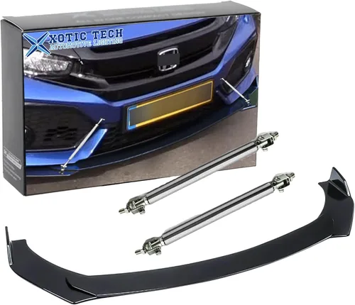 Vista 19 de x xotic tech Labio Universal para Parachoques Delantero Alerón de Barbilla Divisor Difusor Protector de Ala Moldura Kit de Carrocería de Coche