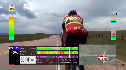 Vista 11 de ERock Rocks! A Virtual 100 Mile Ride. Indoor Cycling Training Spinning Fitness and Workout Videos