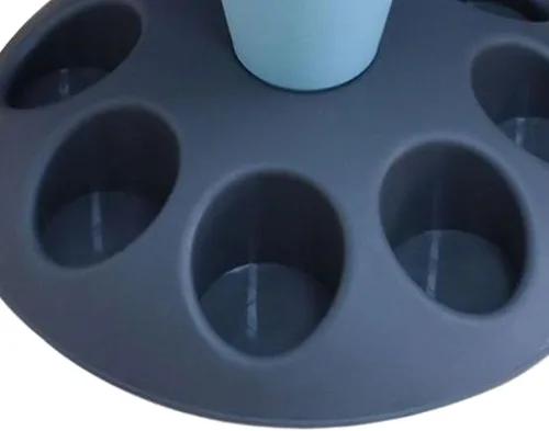 Vista 2 de MagiDeal Soporte para bolsa de pastelería, soporte para bolsa de glaseado, boquilla para cupcakes, herramienta de decoración de pasteles, soporte