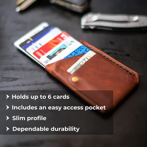 Vista 6 de Cartera de cuero Big Spender (Fig)
