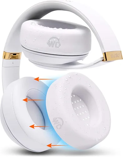 Vista 23 de WC SweatZ Studio - Fundas patentadas para almohadillas de oído para Beats Studio 3 (A1914) & Beats Studio 2 (B0500 / B0501), fabricadas por Wicked