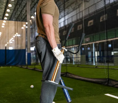Vista 6 de CT4 Doble TEE de entrenamiento doble para béisbol/softbol con brazo giratorio desmontable de 360°, cubiertas de goma de neopreno de grado