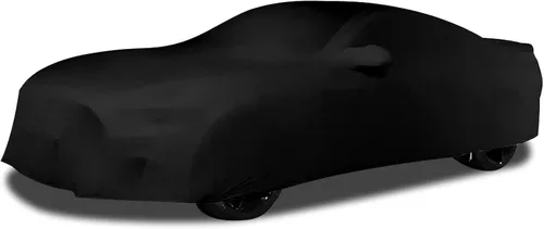 Vista 12 de Funda para automóvil de interior de repuesto para Chevy Camaro 2010-2025, lujosa funda de satén elástico negra definitiva para interior de automóvil