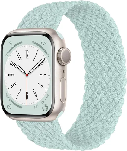 Vista 12 de Proworthy Correa elástica de nylon trenzada Solo Loop, compatible con correas de Apple Watch de 1.496 pulgadas, 1.575 pulgadas, 1.614 pulgadas