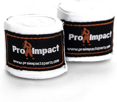 Vista 5 de Pro Impact 180 pulgadas estilo mexicano Vendas de mano para boxeo – Soporte elástico para muñeca y nudillo para MMA, Muay Thai, Kickboxing, bolsa