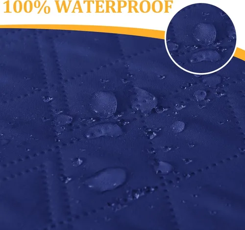 Vista 3 de Arfntevss Juego de 2 fundas para sofá modular, 100% impermeables, en forma de L, para perros, a prueba de mascotas, universales, en forma de L
