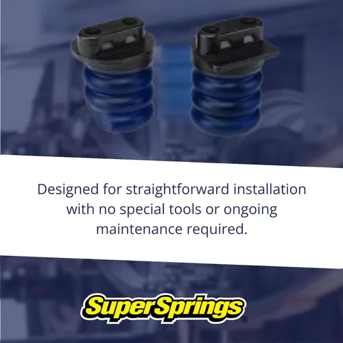 Vista 4 de SuperSprings SSF-302-40 SumoSprings delantero para Dodge RAM 2500 3500 Par izquierdo/derecho Capacidad de 800 (lb) con compresión del 50 %