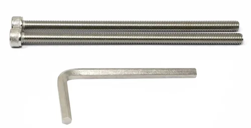 Vista 142 de iexcell Kit de tornillos de cabeza hexagonal de acero inoxidable 304, 100 unidades M2 x 0.157 in, paso de rosca de 0.016 in