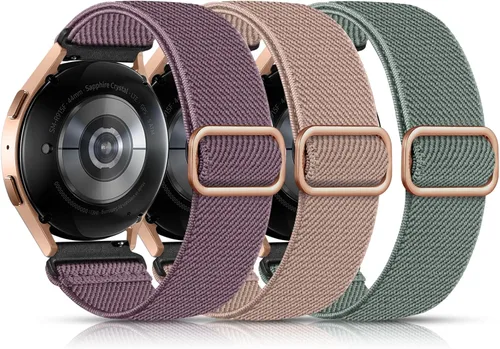 Vista 36 de Lerobo Elastic Bands Compatible with Samsung Galaxy Watch 8 7 6 5 4 40mm 44mm/Galaxy Watch 8 Classic 6 4 Classic 43mm 47mm 42mm 46mm/5 Pro Band