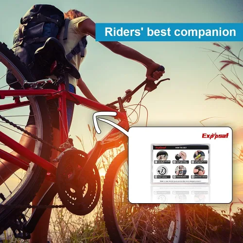 Vista 6 de Kit de reparación de neumáticos de bicicleta, kits de parches de perforación de tubo interior de bicicleta con parches de vulcanización, manual