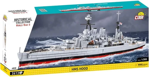 Vista 2 de COBI Colección Histórica: Buques de Guerra de la Segunda Guerra Mundial HMS HOOD