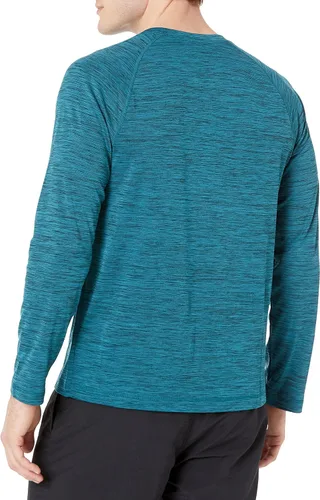 Vista 2 de Tienda Essentials Camiseta de natación de manga larga y secado rápido UPF 50 para hombre