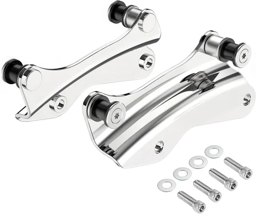 Vista 9 de Benlari Kit de hardware de acoplamiento de 4 puntos en negro brillante 2014-2024 Compatible con Harley Davidson Touring Street Glide Road Glide