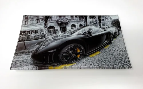 Vista 20 de E.G.G. Bandeja de vidrio resistente a las roturas: Decorativa/Coleccionable de alta resolución Gran regalo (entre nosotros)