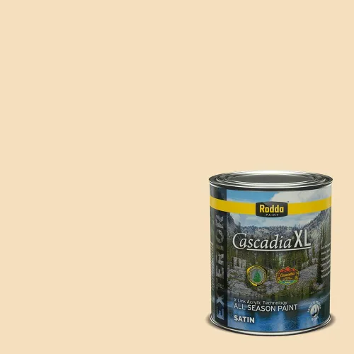 Vista 150 de Rodda Paint CASCADIA ZERO - Pintura e imprimación semibrillante para interiores en uno, cuarto de galón, bizcocho de limón